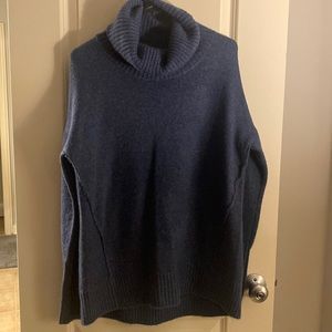 NWT Blue Gap Cowl/Turtleneck Sweater, Size L